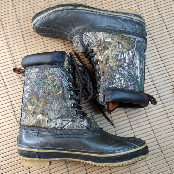 Game Winner men's duck boot. Camouflage. Waterproof. Thermolite Insulation. Wint - Picture 8 of 11